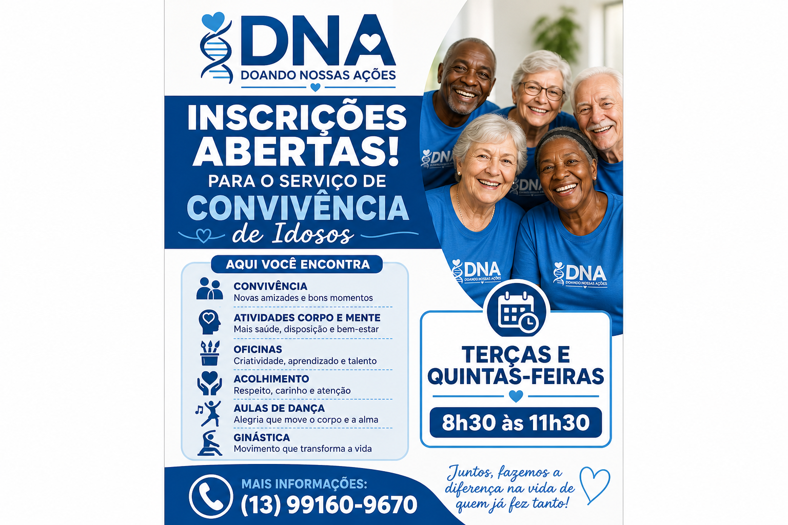 Serviço de Convivência e Fortalecimento de Vínculos para Idosos – DNA